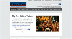 Desktop Screenshot of myboxofficetickets.com